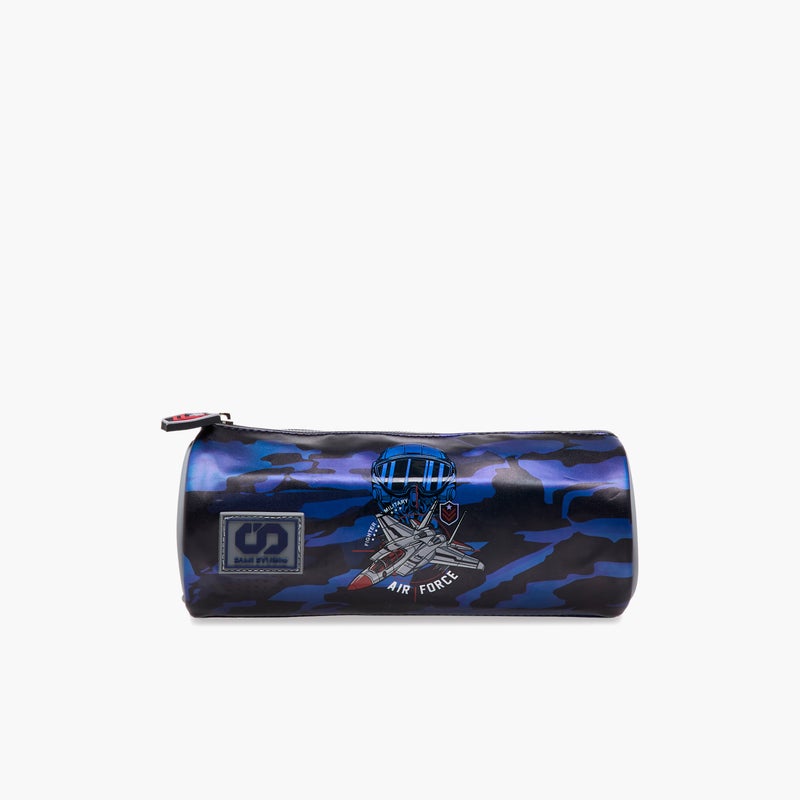 sami_studio Air Force Print Pencil Pouch for Boys - Image 1
